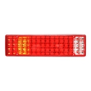 Lampada posteriore per camion con LED, 24V, 465x130x55 mm, Breckner Germany.