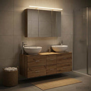Set di mobili per il bagno 4 pz Rovere Artigianale 3406982