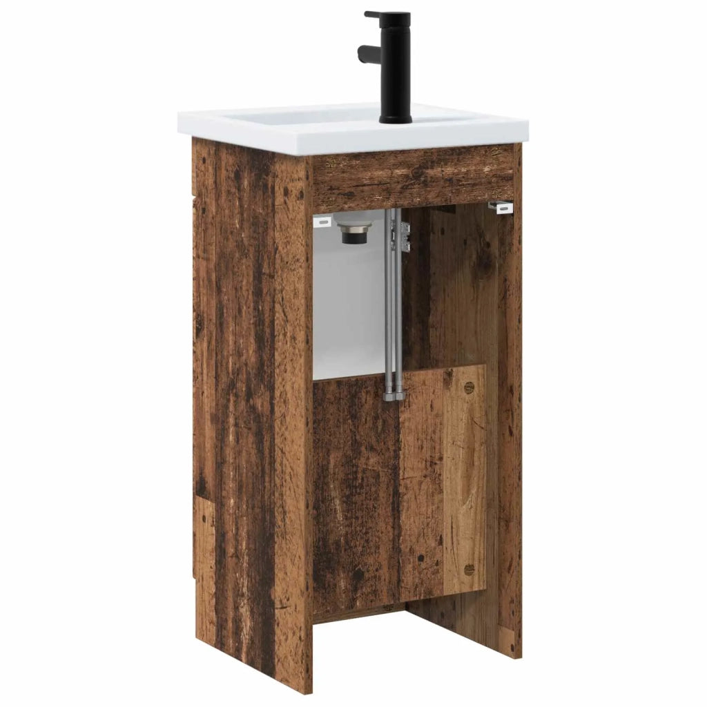Mobile da bagno con lavabo Legno antico 42 x 40 x 84,5 cm