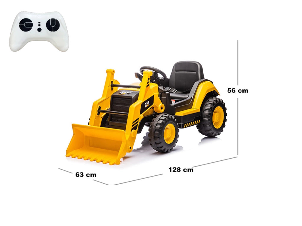 Ruspa Elettrica per Bambino con Telecomando Giallo