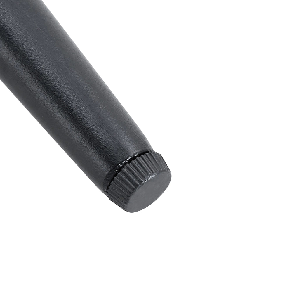 Set tavolo rotondo Ø100 cm con sedie; MDF e vetro; nero