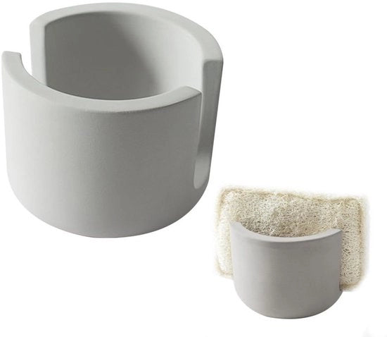 Organizzatore per Sponda - Diatomite - Assorbente Acqua - Cucina/Bagno - Materiale Ecologico - Manufatto Artigianale - Organizzatore per Sponda