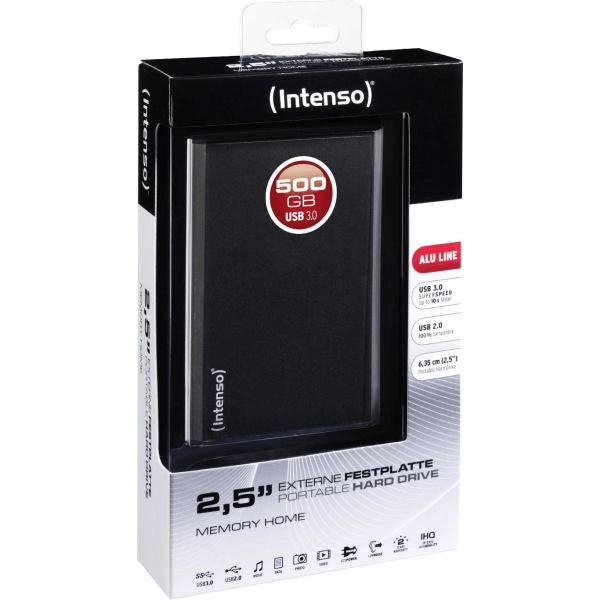 Intenso 2.5 memory blade, 500 gb disco rigido esterno nero - 6026530