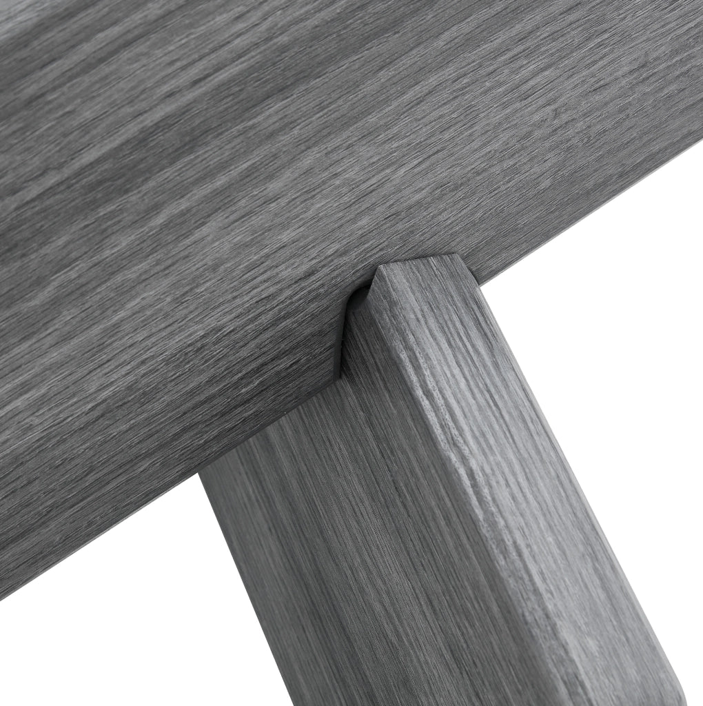 Tavolino da caffè rotondo ?79 cm in vetro e MDF grigio; struttura a croce