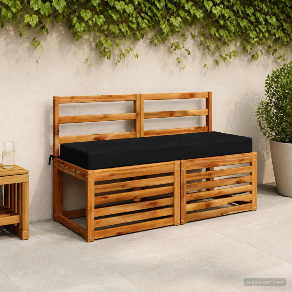 Cuscino per la seduta SOEST 100% Poliestere Nero 946854
