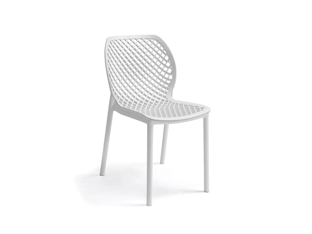 SEDIA IN POLIPROPILENE 'ARIA' bianco  - BICA