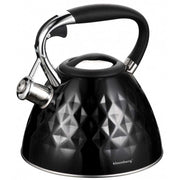 Klausberg KB-7455 Bollitore con fischietto in acciaio inossidabile da 2,7 l con manico Cool-Touch