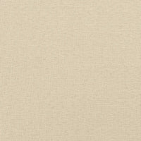 Letto con Materasso Hvar Crema 200x200 cm in Tessuto 3208560