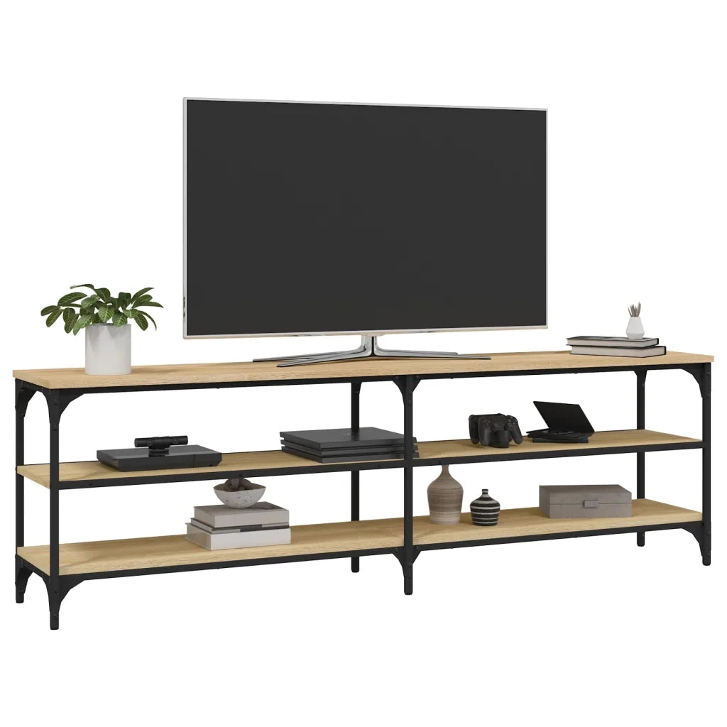 Mobile Porta TV Rovere Sonoma 160x30x50 cm in Legno Multistrato 826750