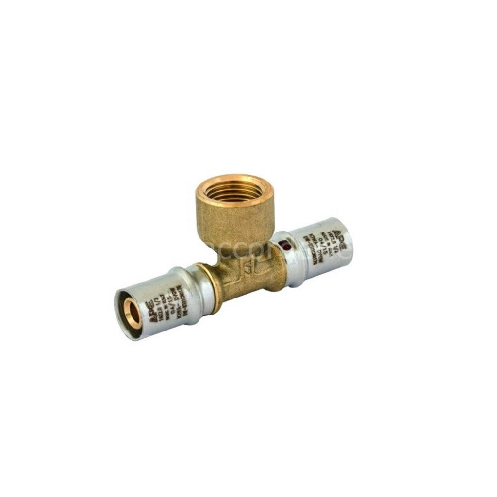 Raccordo TEE a pressare per multistrato F D 20x1/2x20 3AP1321220  APE T