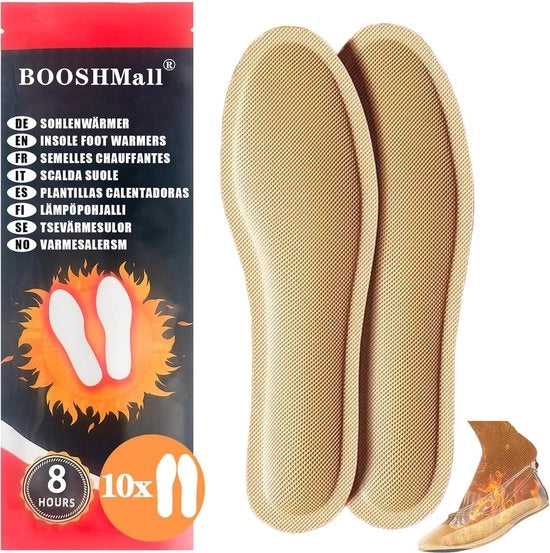 Inlegzoli riscaldanti per scarpe - 10 paia di calzini riscaldanti, caldo extra, 8 ore di calore, M (36-39)/L (40-43)