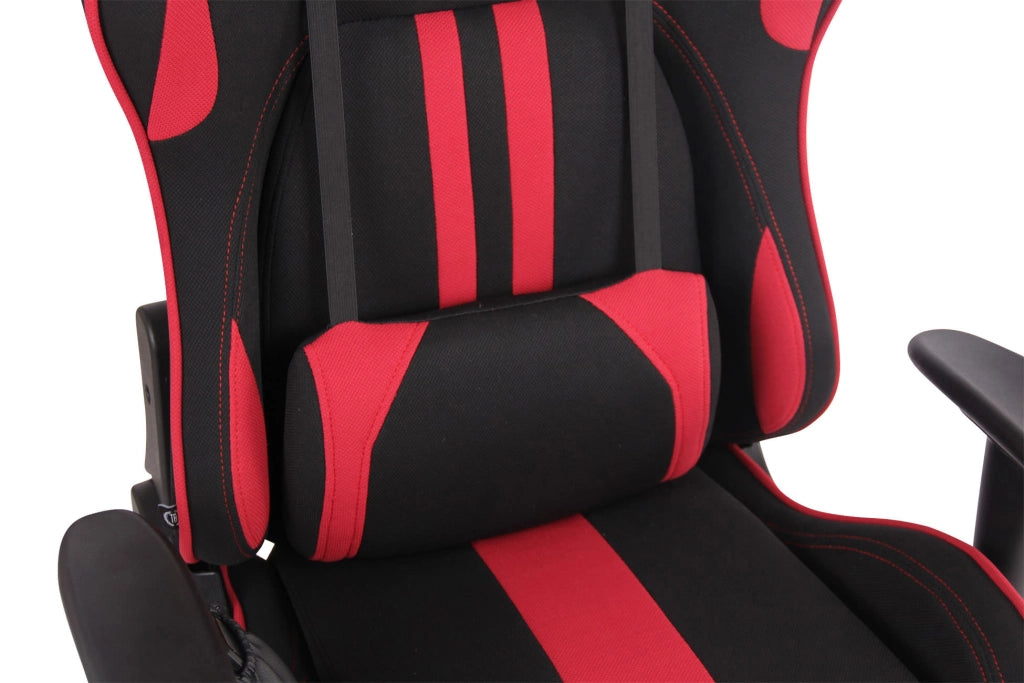 Sedia Ufficio Massaggiante Limit XM In Tessuto nero/rosso