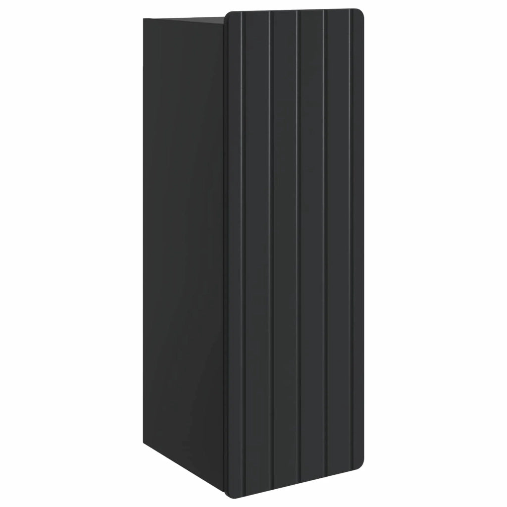 Mobiletto a muro Nero 33 x 34,5 x 94 cm Legno ingegnerizzato 898246