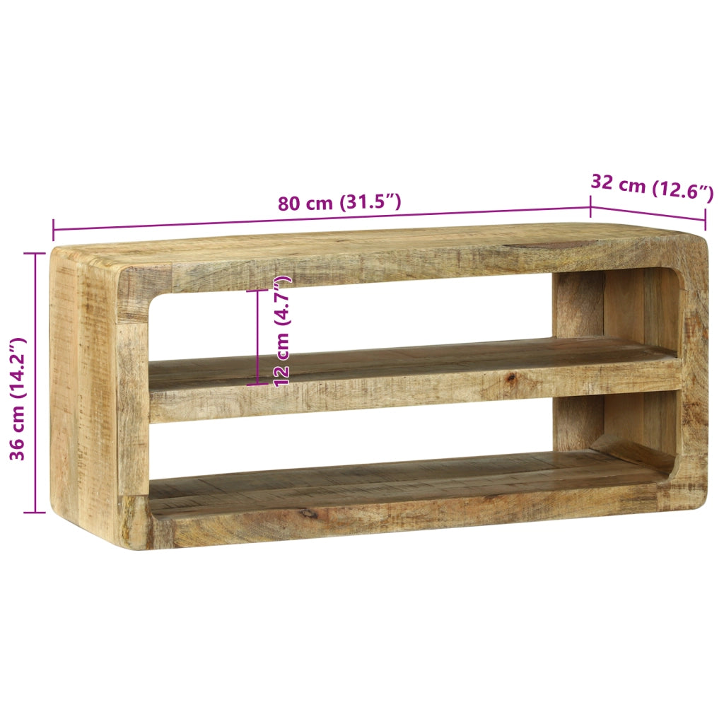 Mobile per TV 80x32x36 cm Legno massello di mango