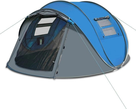 Tenda con tasca portatile, impermeabile, per campeggio, escursionismo, spiaggia, sport all'aperto