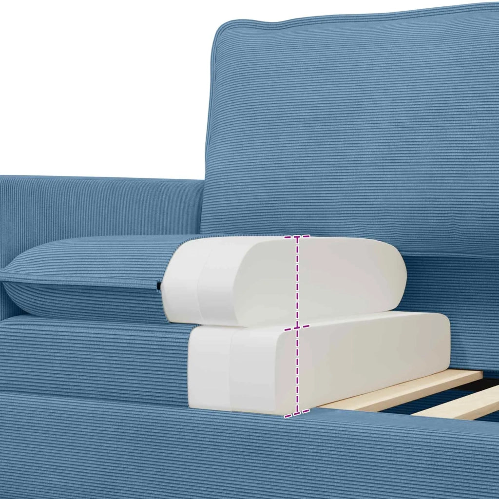 Divano Blu 76 x 81 x 87,5 cm Tessuto 42028774