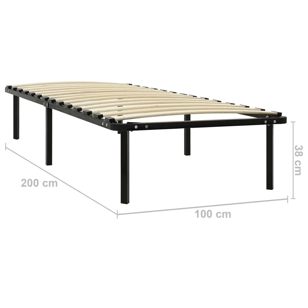 Giroletto Nero in Metallo 100x200 cm 284679