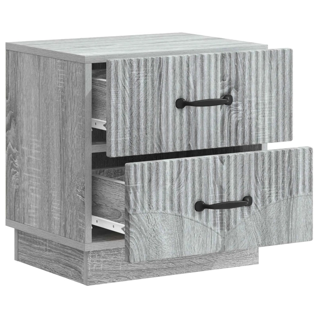 Armadio da Notte con cassetto Grigio Sonoma 43 x 34,5 x 44,5 cm 895227
