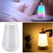 Trade Shop - Lampada Ricaricabile Portatile Led Rgb Bambini Relax Notturna Touch Dimmerabile 3w -