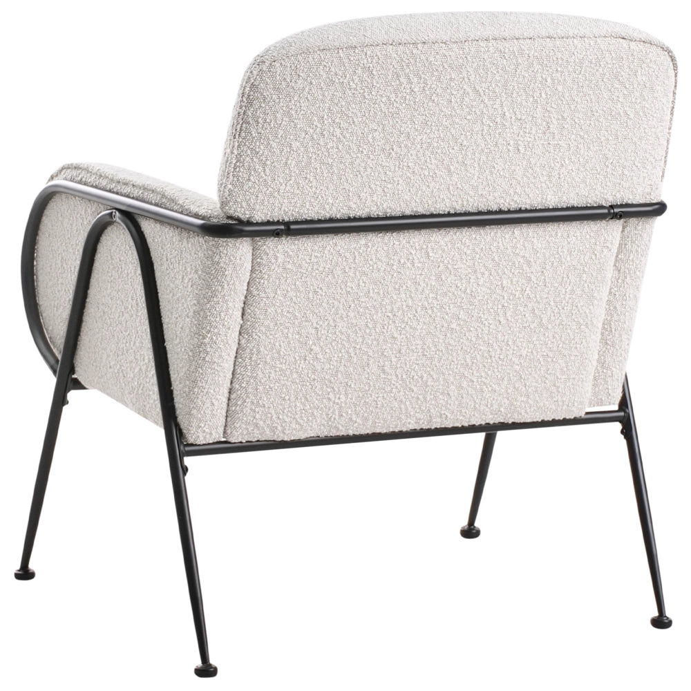 Poltrona Poliestere beige chiaro Imbottitura Struttura in metallo Secolo Moderno