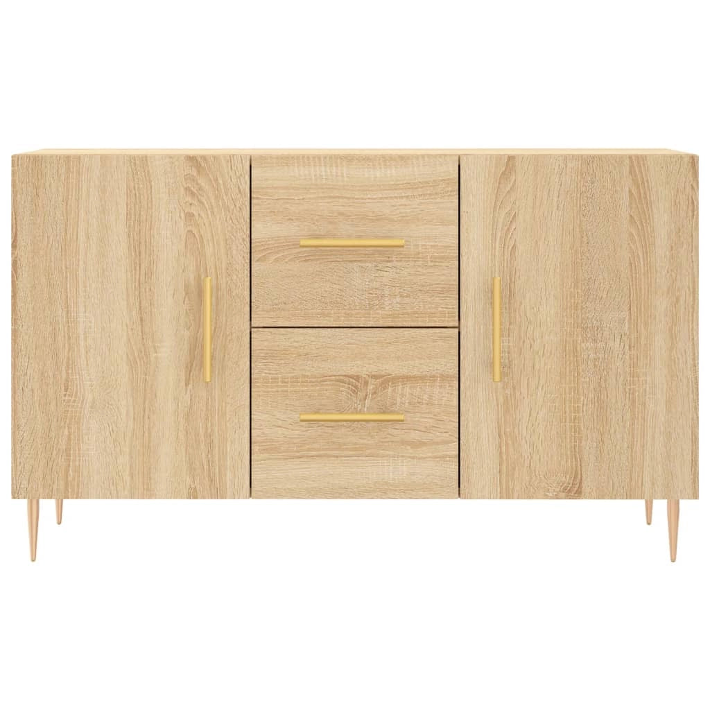 Buffet credenza cassettiera armadio mobile contenitore organizer cucina soggiorno rovere Sonoma 100 x 36 x 60 cm legno ingegnerizzato marrone 02_0031472