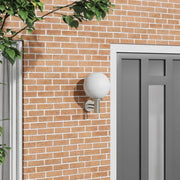 Lampada da parete esterna Argento Acciaio Inossidabile IP44