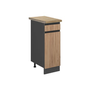 Vicco Mobiletto base per cucina Quercia dorata 30 cm , PL Rovere