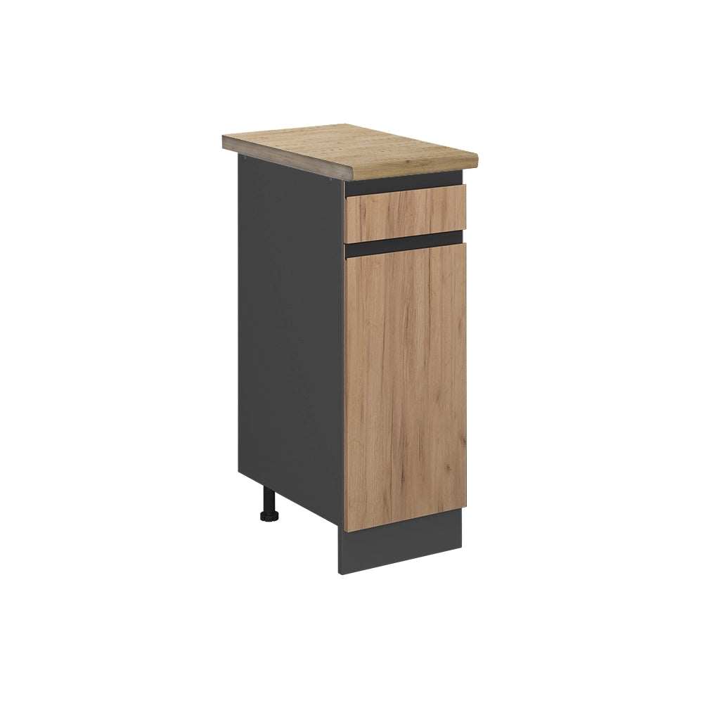 Vicco Mobiletto base per cucina Quercia dorata 30 cm , PL Rovere