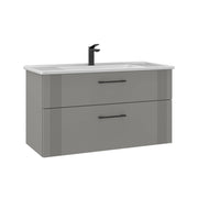 Mobile lavabo "Bari 100 v2" - 100 x 45 x 55 cm - Cashmere opaco