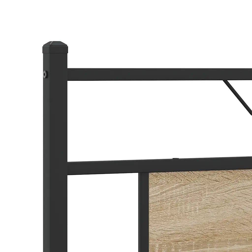Giroletto senza Materasso Rovere Sonoma 183x213cm in Truciolato 4106797