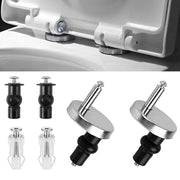 Sostituzione Serratura in Acciaio Inox - Serrature per WC - Accessori per Serrature WC - Attacchi per Serrature WC - Universali Serrature e Viti per WC - Adattabili - Facili da Installare - per WC (kit di installazione 2)
