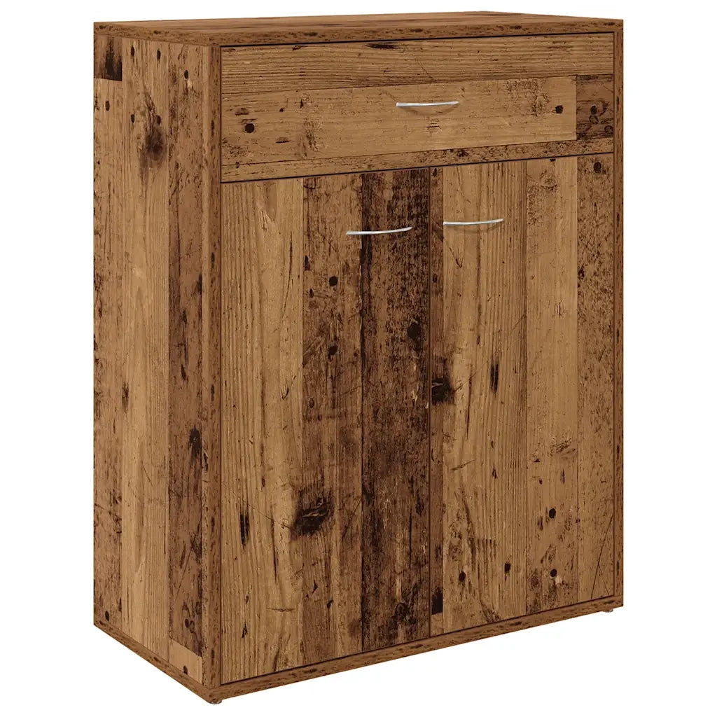 Credenza Legno Antico 60x30x75 cm in Legno Multistrato 855896
