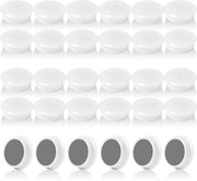 30 pacchi di magneti forti per bacheche e whiteboard - magneti rotondi bianchi per frigorifero, decorativi minimagneti piccoli, magneti con forte aderenza per bacheche, magnetico per parete, ufficio, scuola, magneti per bacheche