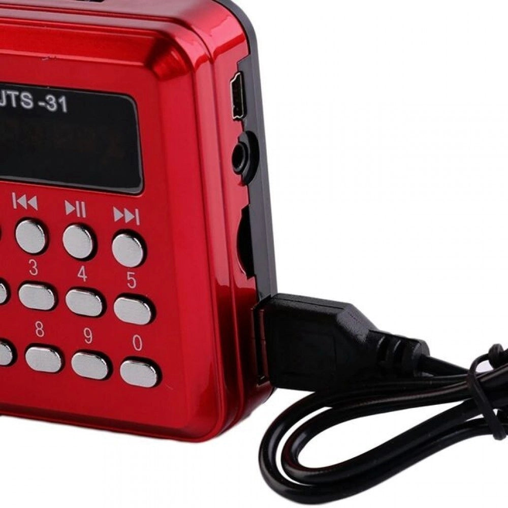 Trade Shop - Radio Lettore Mp3 Mini Speaker Portatile Con Flash Driver Tf Card Display Led -