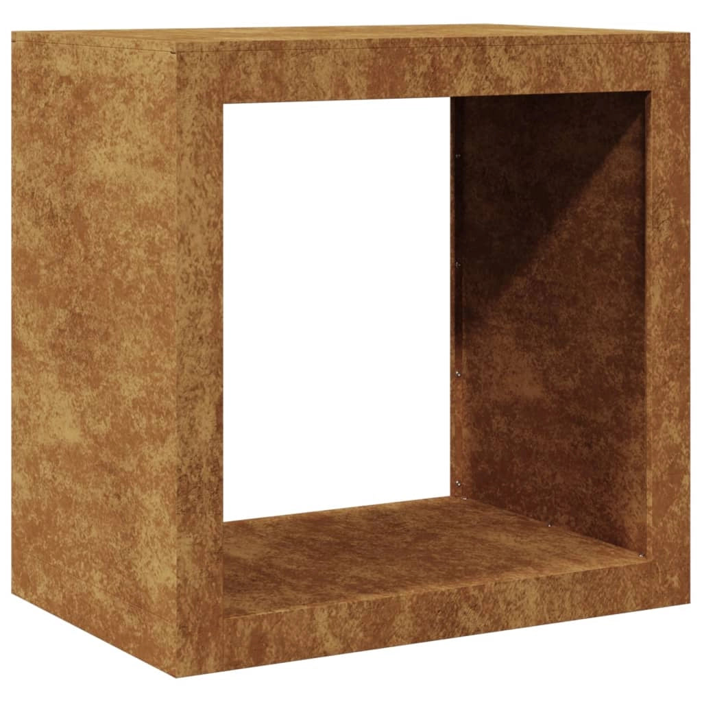 Portalegna 60 x 40 x 60 cm Acciaio Corten Marrone 02_0043729