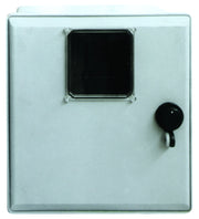 CONTENITORE TRIFASE Con vetro d'ispezione cm.    39x24x42 h