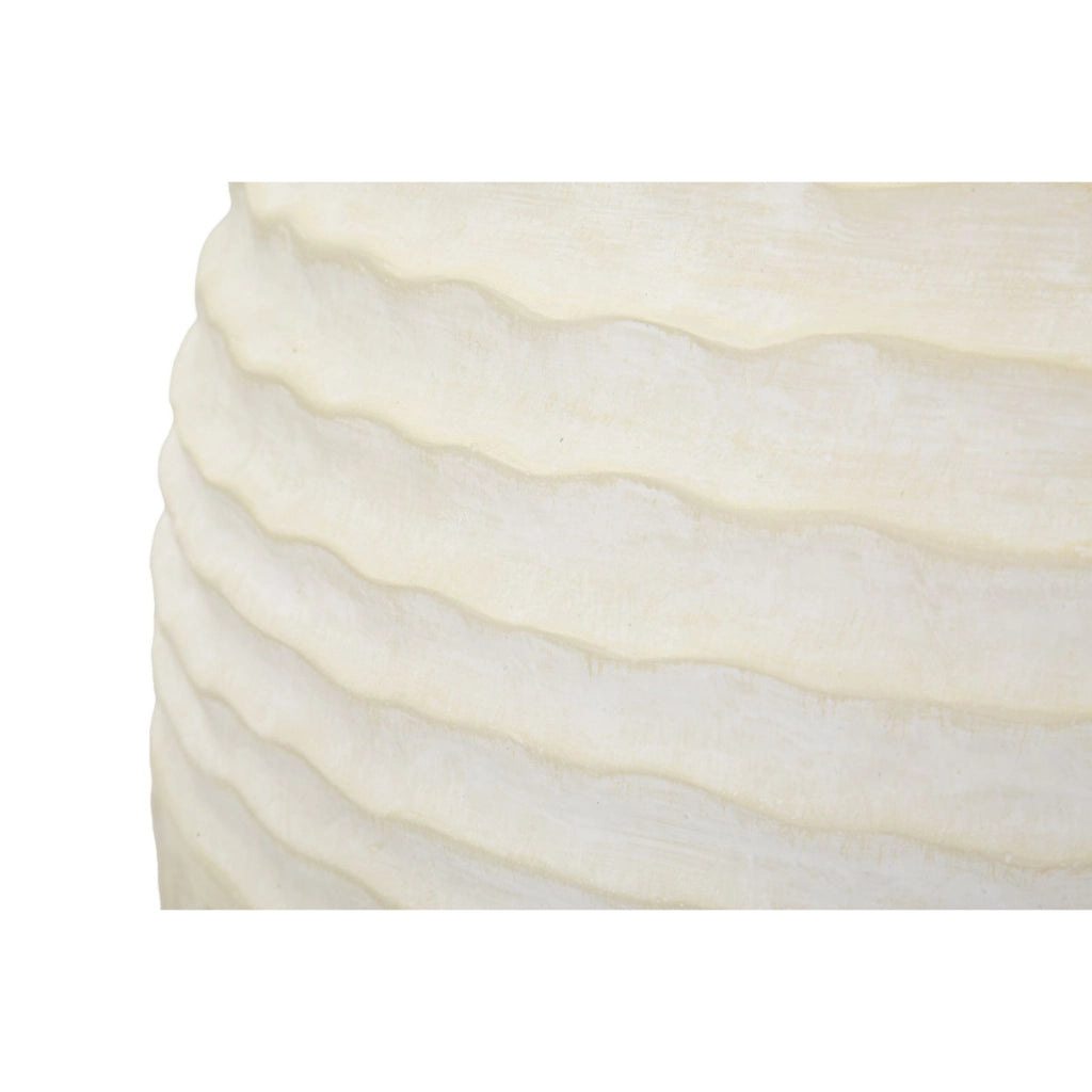 Vaso Decorativo VKH811, Beige, Poliresina, 39x39x56 cm