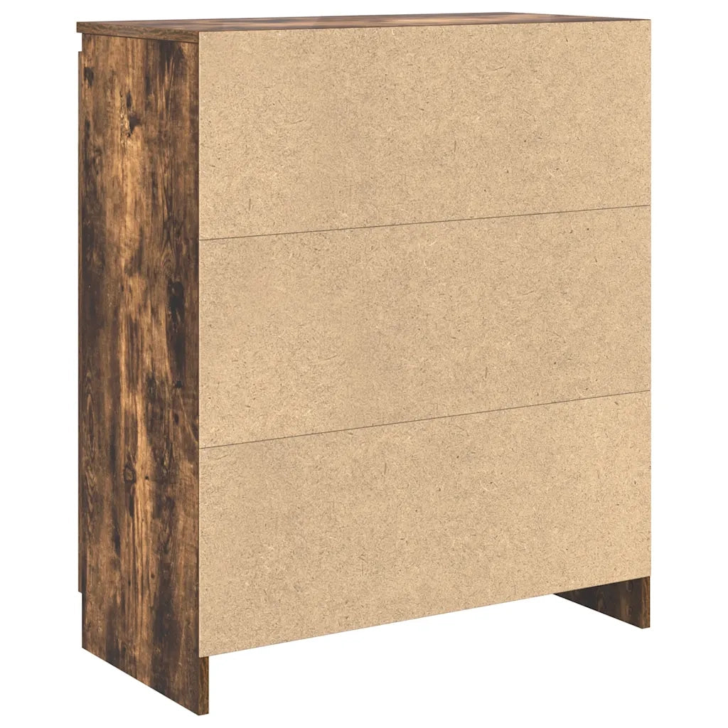 Credenza con Cassetto Rovere Fumo 71x35x84 cm in Truciolato 861593