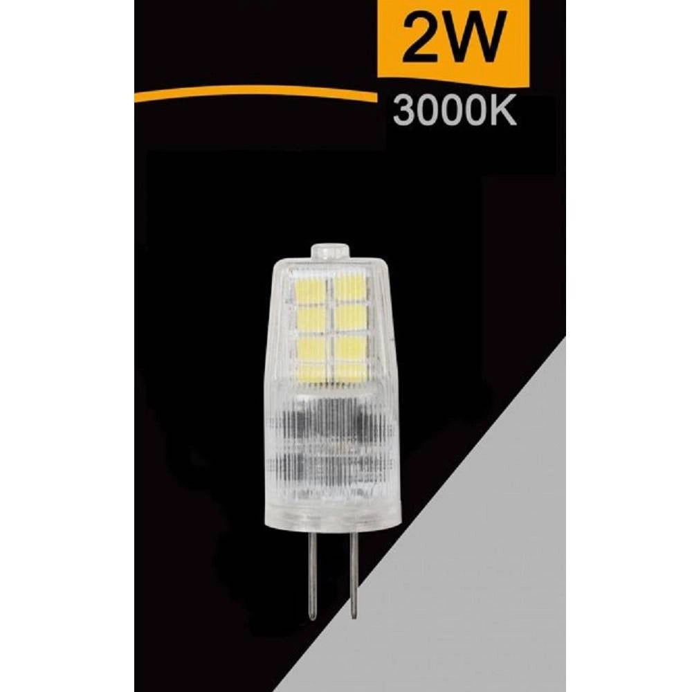 Trade Shop - Lampadina Led G4 Ac/dc 12v 2 W 200 Lumen Luce 4000k 3000k 6500k Spardc-g4-2w-ce3 - -bianco Caldo      -