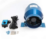 Ventilatore per Bagno - Ventilatore per Bagno Silenzioso Inline Ventilatore per Canale 160 CFM EC PWM Ventilatore con Velocità Variabile Funzione di Risparmio di Energie - 220 V CA Ventilatore per Canale per Cucina Bagno Internet Café e simili.
