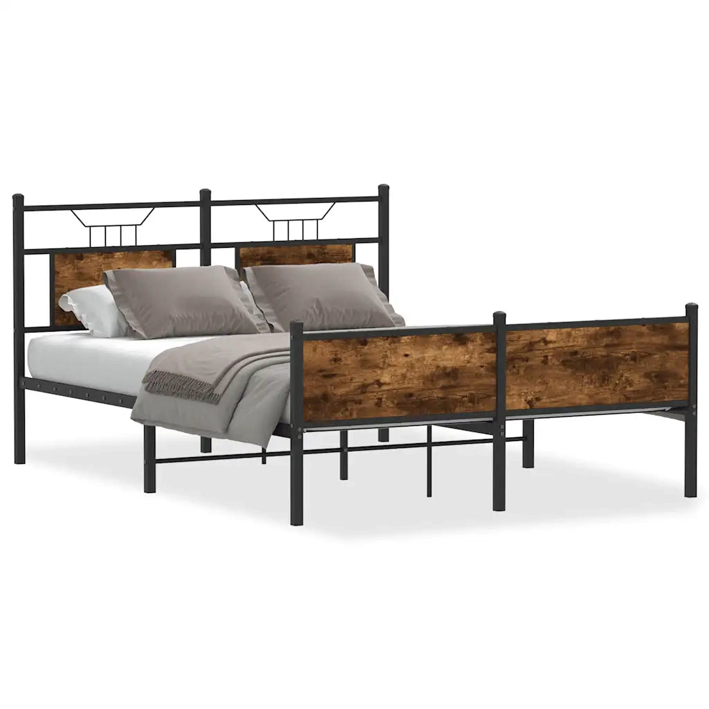 Giroletto senza Materasso Rovere Fumo 140x200 cm in Truciolato 4106927