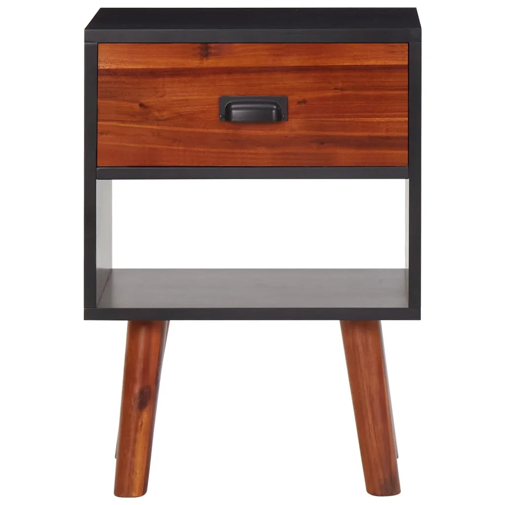 Comodino in Massello Acacia 40x30x57 cm