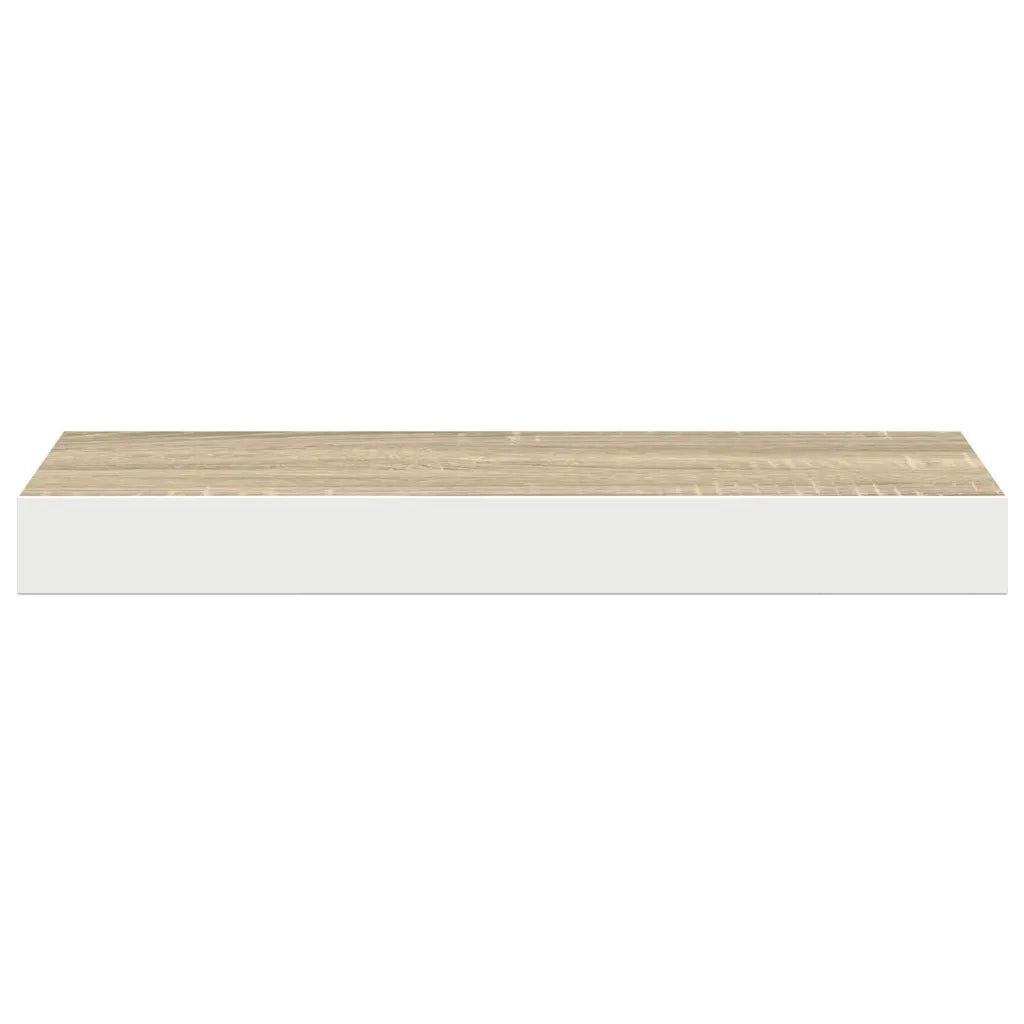 Scaffale a Parete Rovere e Bianco 40x23x3,8 cm in MDF cod mxl 62878