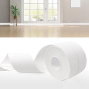 Plint Autokleente Bianco 19mmx19mmx6M | Plint PVC | Plint Flessibile per Cucina e Bagno