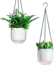 Set di due vasi da giardino in acciaio inossidabile, 13,5 cm, per esterno e interno