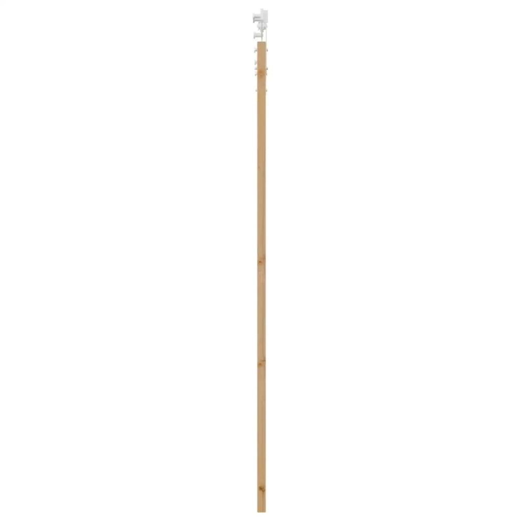 Porta scorrevole ORKDAL Naturale e Bianco 86 x 211 cm