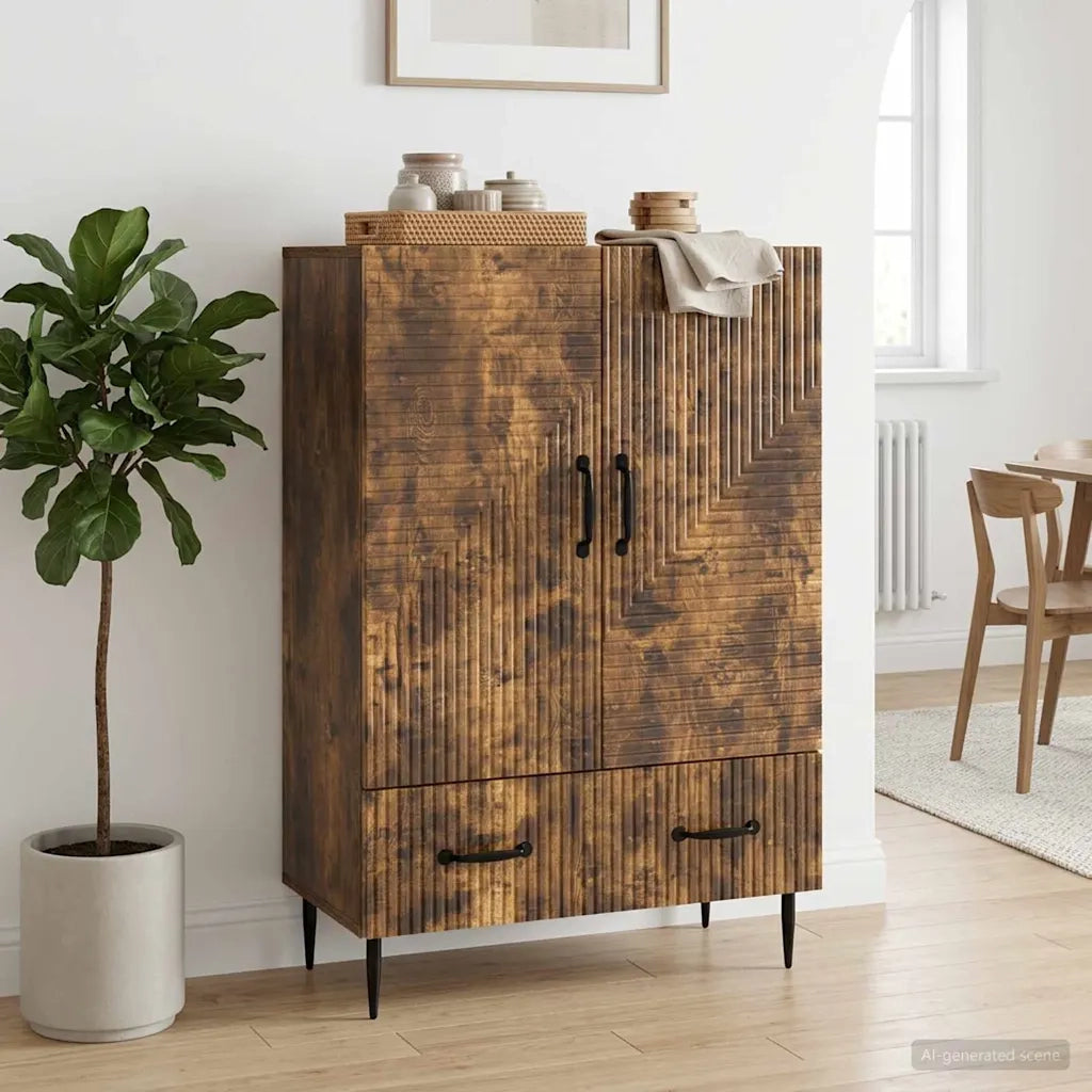 Credenza Rovere Fumo 66 x 34,5 x 95 cm Legno ingegnerizzato 894900