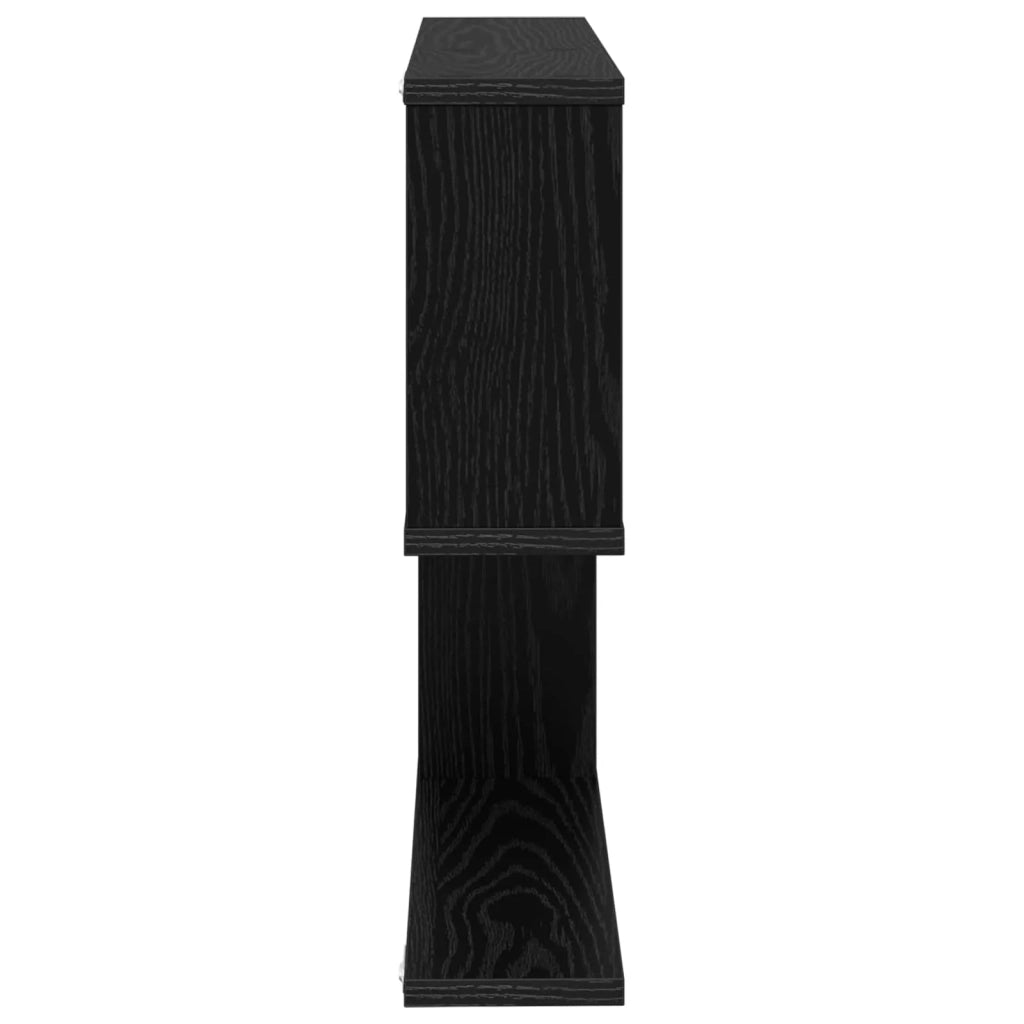Scaffale da parete Rovere Nero 100 x 12 x 50,5 cm 8012269