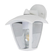 Trade Shop - Applique Lanterna Da Parete Per Giardino Facciate Lampada Da Muro E27 Ip44 819wb-b232 - Bianco