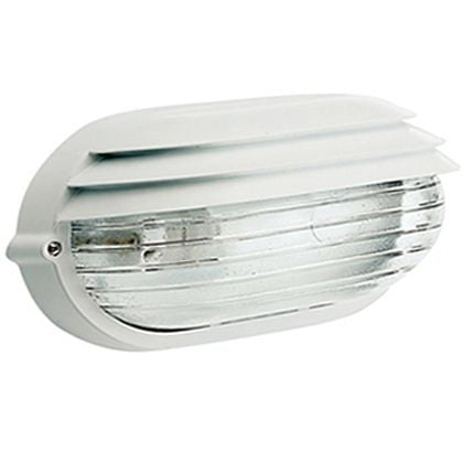 Applique Grande E27 linea palpebra ovale bianco